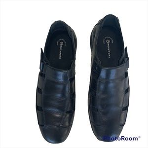 ROCKPORT DRESS SANDALS…KINETIC AIR CIRCULATOR 11M BLACK LIKE NEW